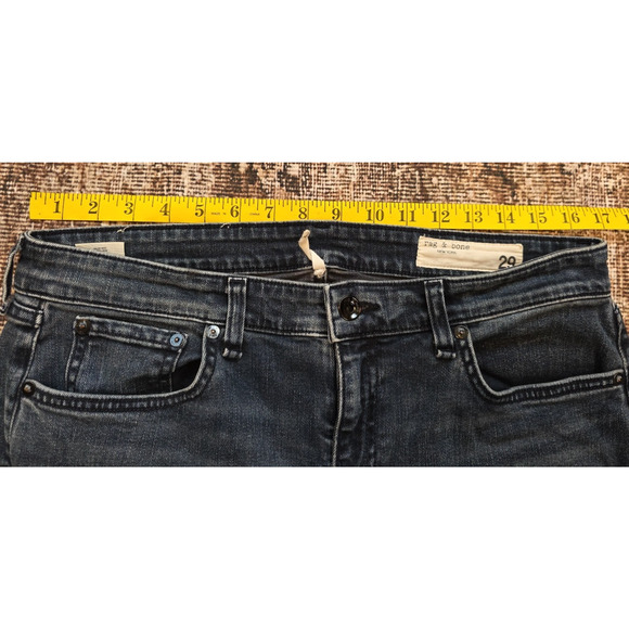 Rag & Bone Dre Low Rise Slim Boyfriend Jeans Women’s Size 29 Blue Denim - Picture 5 of 10